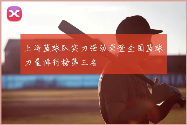 上海篮球队实力强劲荣登全国篮球力量排行榜第三名