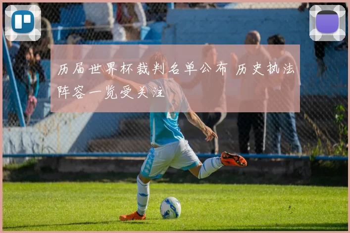 历届世界杯裁判名单公布 历史执法阵容一览受关注